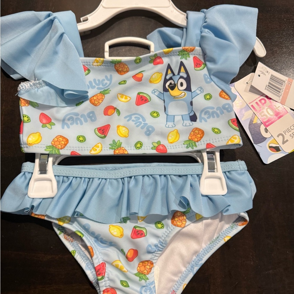 Bluey Kids Swim Set - Blue Size 2T